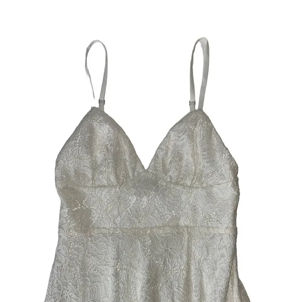 Fame and Partners Charlotte White Maxi Dress Size 2 - Picture 6 of 16